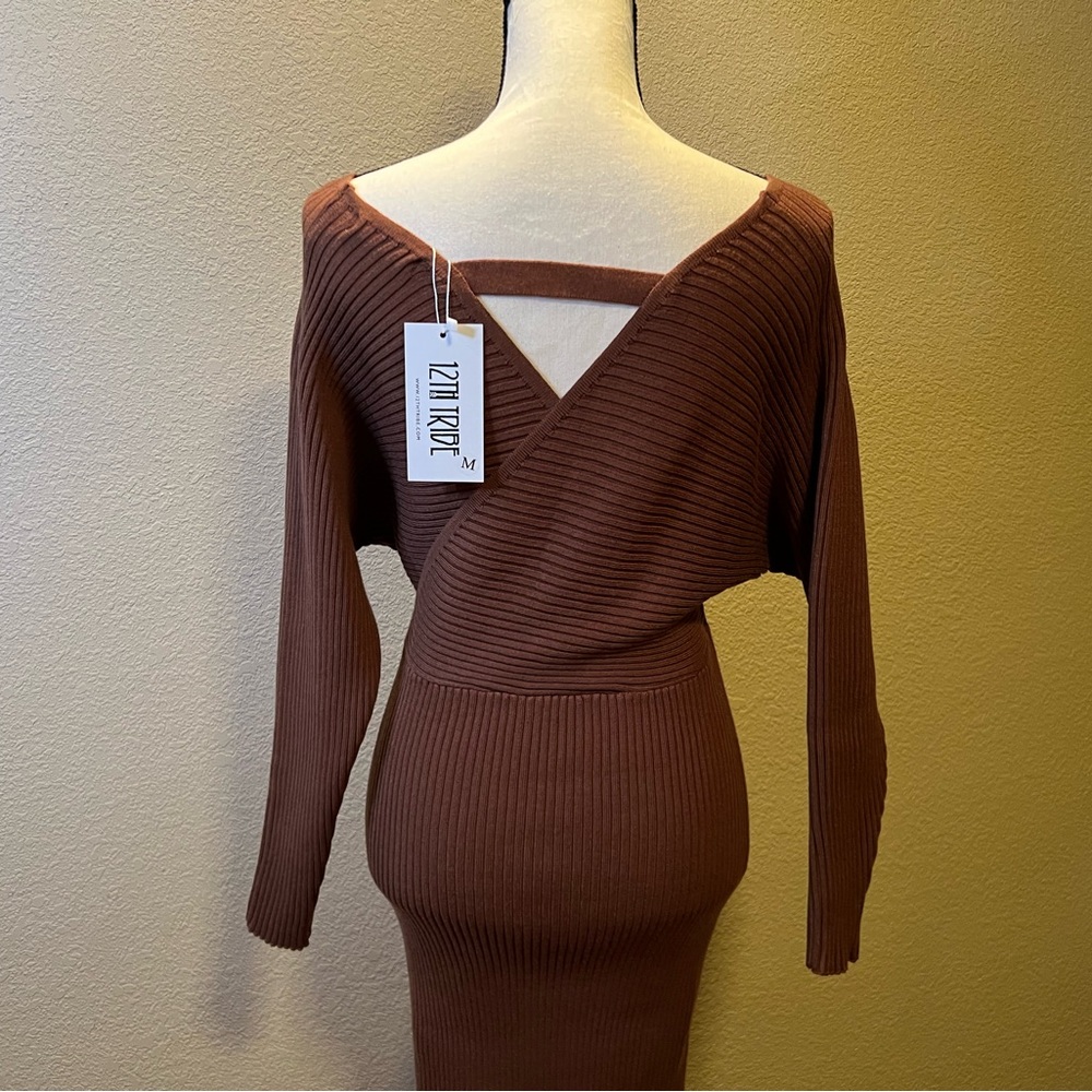 NWT Mini Sweater Dress M - Picture 3 of 3